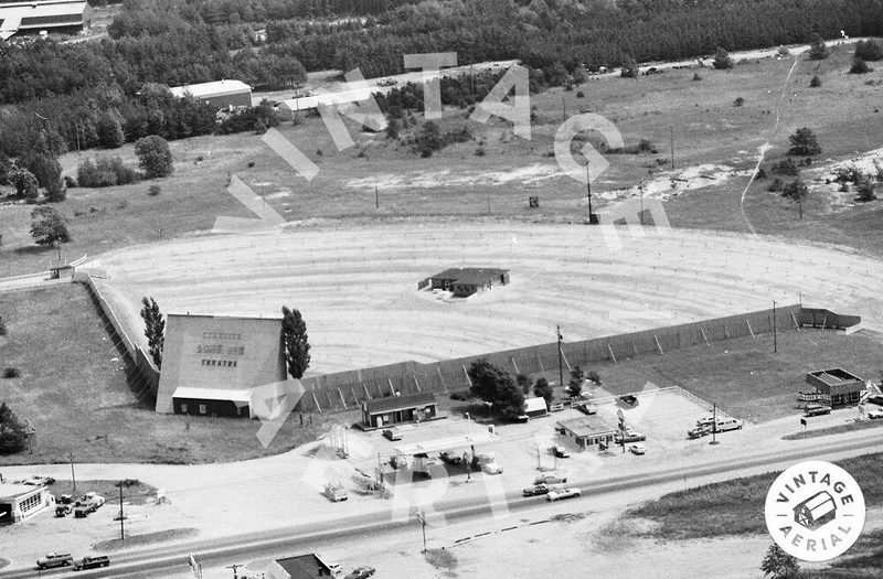 Starlite Drive-In Theatre - Vintage Aerial